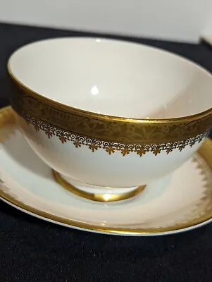 Buy Vintage Royal Grafton Regal Gold Fine Bone China Sugar Bowl And Saucer Stunning • 9£