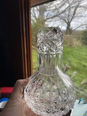 Buy Cut Crystal Water Bottle And Glass For Whiskey • 13.50£