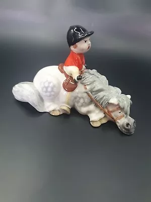 Buy John Beswick Porcelain Horse Figurine Kick Start By Norman Thelwell 1982 • 50£