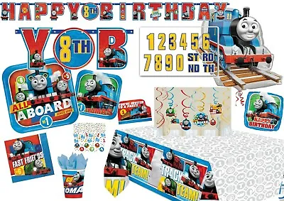 Buy THOMAS THE TANK Tableware Party Decorations Birthday Supplies  • 4.99£