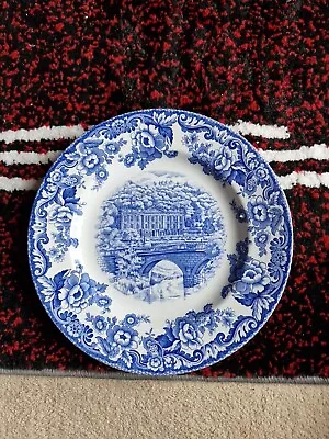 Buy SPODE BLUE  COLLECTIBLE PLATE Chatsworth House Limited Edition English Cerami • 1£