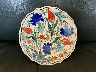 Buy Vintage Gini Special Hand Art Kutahya Turkey 7  Decorative Wall Plate • 10.99£