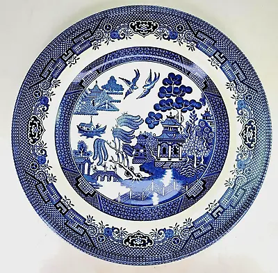Buy Vintage Churchill England Blue Willow 10.25  Dinner Plate • 14.59£