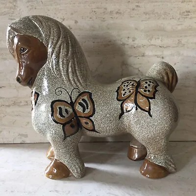 Buy Mid Century Modern Italian Pottery Horse Butterfly Mancioli Bellini Raymor 13  • 282.96£