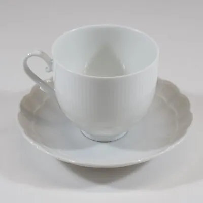 Buy Kaiser Romantica White Porcelain Cups & Saucers, Set Of 6 • 33.57£