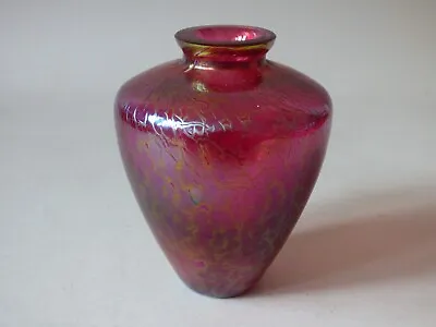 Buy Royal Brierley Lustre Glaze Studio Line Art Glass Flower Urn Vase #2 Free Uk P+p • 17.99£