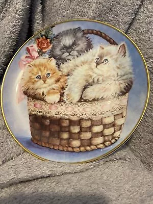 Buy Franklin Mint Fine Porcelain Three Little Kittens By K Duncan Decorative Plate. • 5£