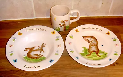 Buy Beswick Childs Rabbit Nursery Ware Set Guess How Much I Love You NEW & BOXED • 19.99£
