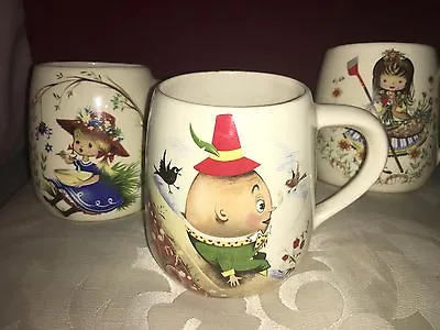 Buy Vintage Nursery Ware Mugs  Humpty Dumpty,Incy Winzy Spider Etc • 33£