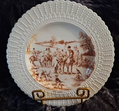 Buy Vintage ROYAL CAULDON England  The Meet  Display Collector Plate Fox Hunt • 13.67£
