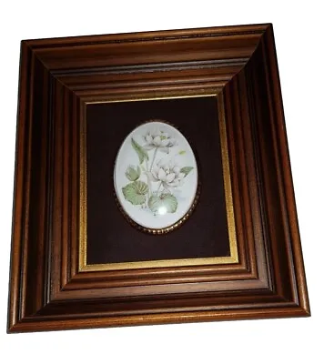 Buy Staffordshire Fine Bone China Framed Picture Harleigh China Hand Made In England • 17.95£
