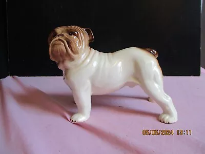Buy Vintage Melba Ware Pottery British Bulldog Dog Figurine 9” Made In England • 5£