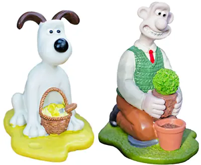 Buy Garden Ornaments Decor  Wallace And Gromit Statue Large X 2 Red Nose Day • 24.99£