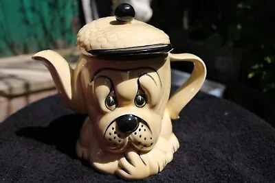 Buy Vintage Retro 1970's Droopy Dog Teapot Kensington P&K - Beige Made In England • 14£