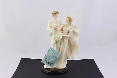 Buy A. Santini L'arte Della Capodimonte Bride And Groom Sculpture - Mint • 47.36£