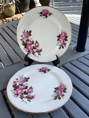 Buy Pair Of Vintage Queen Anne Bone China  Tea Plates  Replacement Spares • 4£