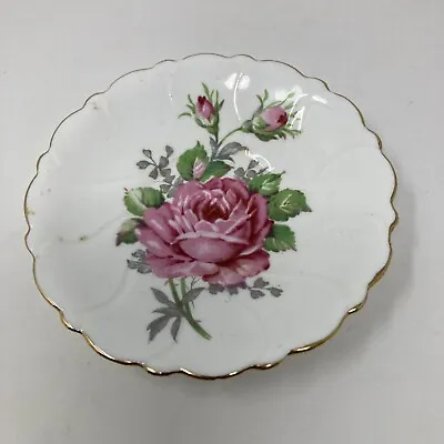 Buy Adderley Floral & Figurine Fine Bone China Saucer Made In England Replacement • 17.65£