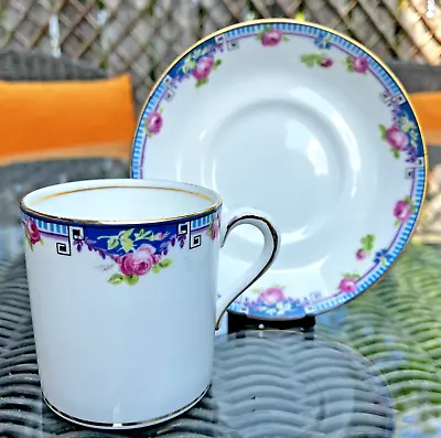 Buy Rare Antique Paragon Star Coffee Cup And Saucers 12 Pieces Pattern: 744170 F1552 • 89.99£