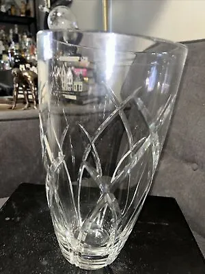 Buy Vintage Large Heavy Lead Crystal Vase 10” Tall • 23.75£