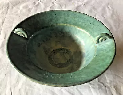 Buy Vintage Welsh Conwy Studio Pottery Small Green Bowl Celtic Band Motif's • 14.50£
