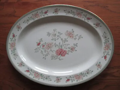 Buy Large Minton 'Jasmine' Pattern Bone China Oval Serving Platter (16 ) • 22.50£