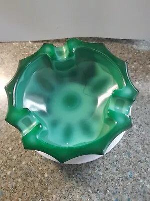 Buy Glass Malachite Style Bowl /Ashtray) 5 Inch In Diameter  • 9.99£
