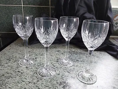 Buy Edinburgh Crystal Set Of 4 Tay Pattern Sherry Glasses 5.6 Inch • 20.99£