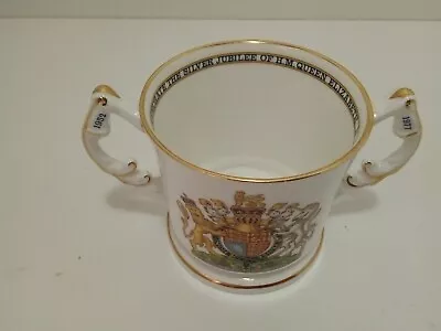 Buy Aynsley China Loving Cup Commemorating Queen Elizabeth II Silver Jubilee • 10£
