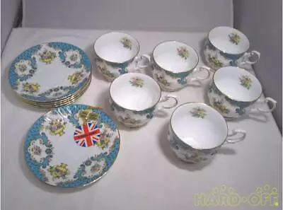 Buy Rosina China Queens 1875 6 Cup And Saucers • 138.83£