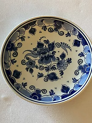 Buy Antique House Clearance Hanging Plate Delft Blue - Zenith 1749 • 10£