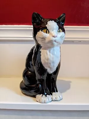 Buy Sylvac Cat 1087. Rare With White Face And Paws • 10£