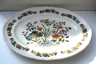 Buy A Lovely Adams English Ironware Country Meadow Pattern Oval Serving Platter. • 19.99£