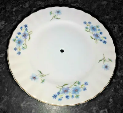 Buy English Bone China Plate Blue White Floral Spare Part Dish For Cake Stand 6.25  • 4.99£