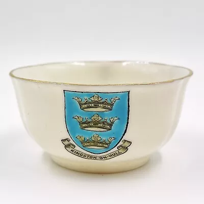 Buy Vintage W.h. Goss Crested China Porcelain Tea Cup - Kingston Upon Hull Crest • 10£