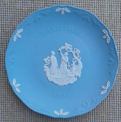 Buy Wedgwood Blue Jasperware Christmas Plates Selection. • 9.99£