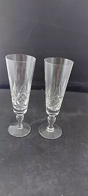 Buy Stuart Crystal “GLENGARRY  Champagne Glasses/Flutes  X 2 • 29.99£