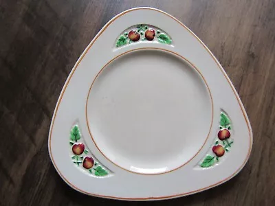 Buy 1930s Solian Ware Soho Pottery Sandwich/Cake Serving Plate Apple Decorated • 9.95£
