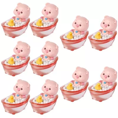 Buy  10 Pcs Resin Small Animal Ornaments Cartoon Models Bubble Toys • 47.99£