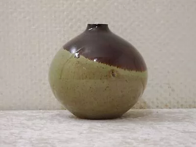Buy Rockabilly Design Ceramic Vase - Vintage 1960/70 - 12.5cm - Handmade • 21.58£