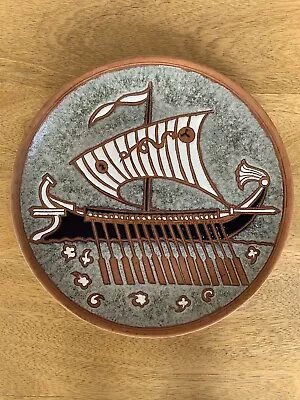Buy Greek Plate By Bonis Pottery Rhodes • 10£