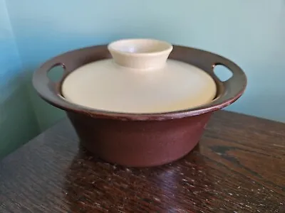 Buy Vintage Figgjo Tor Viking Brown Casserole With Lid Norway FREE P&P  • 8£