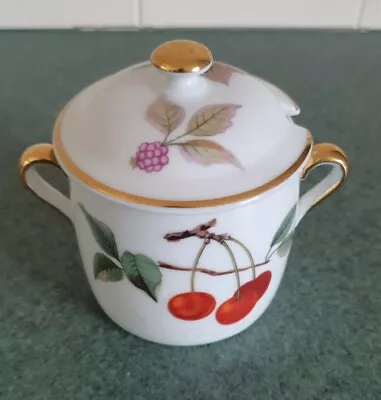 Buy Vintage Royal Worcester EVESHAM Honey Preserve Jam Pot Shape 29 Size 6 • 8.99£