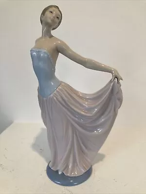 Buy Lladro Lady Dancer #5050 Perfect Condition Circa 1979 Figure Long Dress • 29.99£