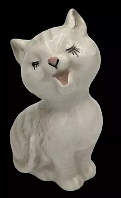 Buy Beswick Laughing Cat England Gray Porcelain Figurine No 2101 Vintage Rare Marked • 28.90£