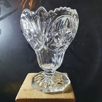 Buy Beautiful Josef Inwald Glass Fleur-De-Lys Celery Vases 1930,s  Catholic Symbol  • 12£