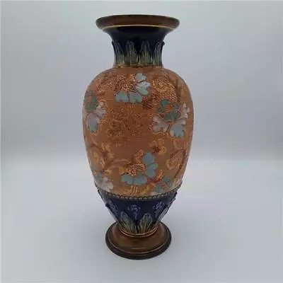 Buy Pair Antique Doulton Lambeth Stoneware Vases • 100£