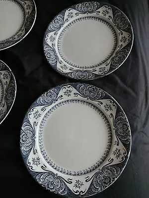 Buy Pountneys Bristol  'Sutherland' Pattern Pair Of 10 1/4 Art Nouveau Dinner Plates • 15£