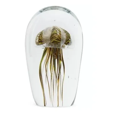Buy Decorative Crystal Jellyfish Paperweight Decor Multiple Colors (3.5  / 4  / 6 ) • 62.95£