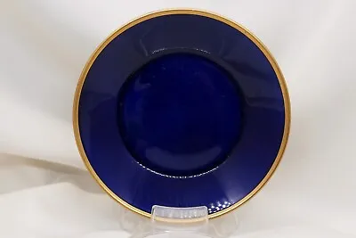 Buy Vintage Limoges France Cobalt Blue And Gold Saucer 4.25  Wide • 14.17£
