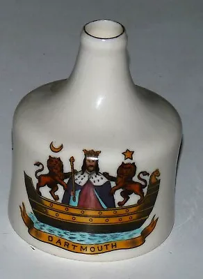 Buy Goss Crested China Dart Bottle Large MATCHING DECORATION Dartmouth Pictorial • 4.99£